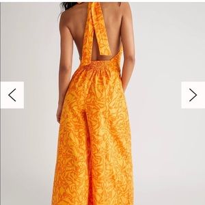 NWT  FREE PEOPLE SIZE L KIRA JUMPSUIT CUTOUT ONE PIECE
